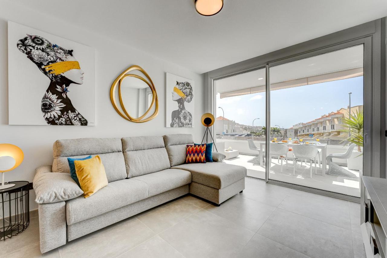 Modern New Apartment Las Terrazas De Costa Adeje. Heated Pool, Big Terrace And Private Parking Zewnętrze zdjęcie